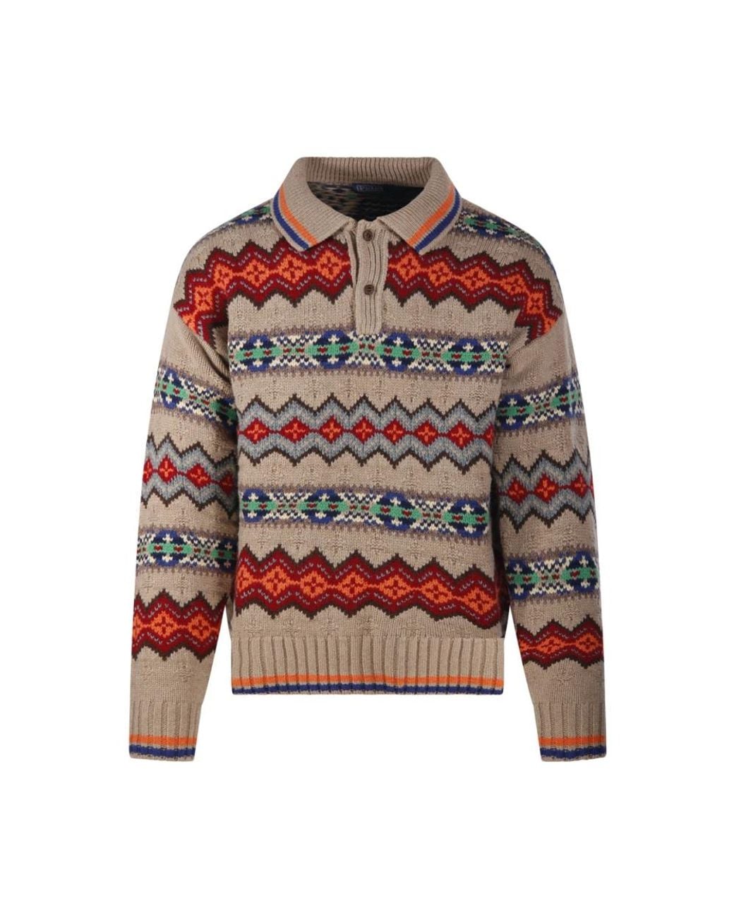 Ralph Lauren Red Round-Neck Knitwear for men
