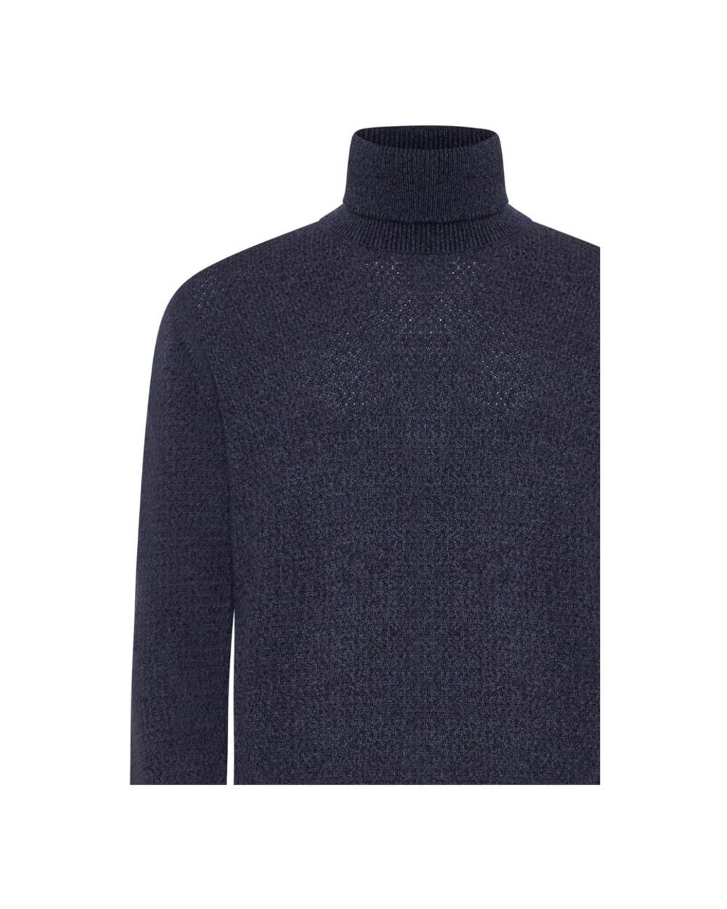 D4.0 Blue Turtlenecks for men