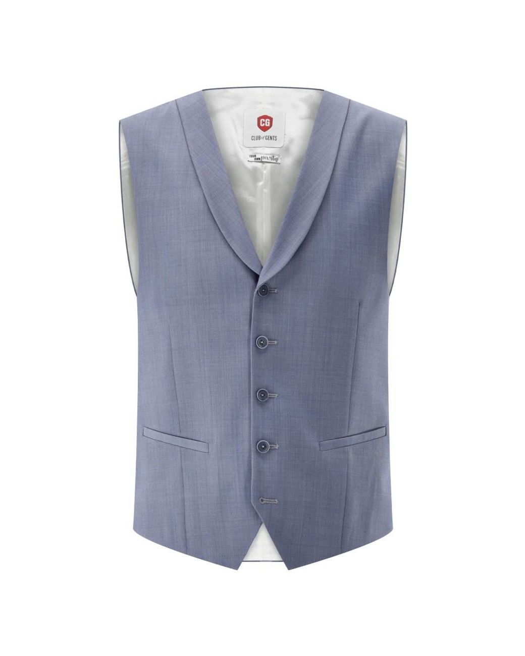 CLUB of GENTS Blue Waistcoats for men