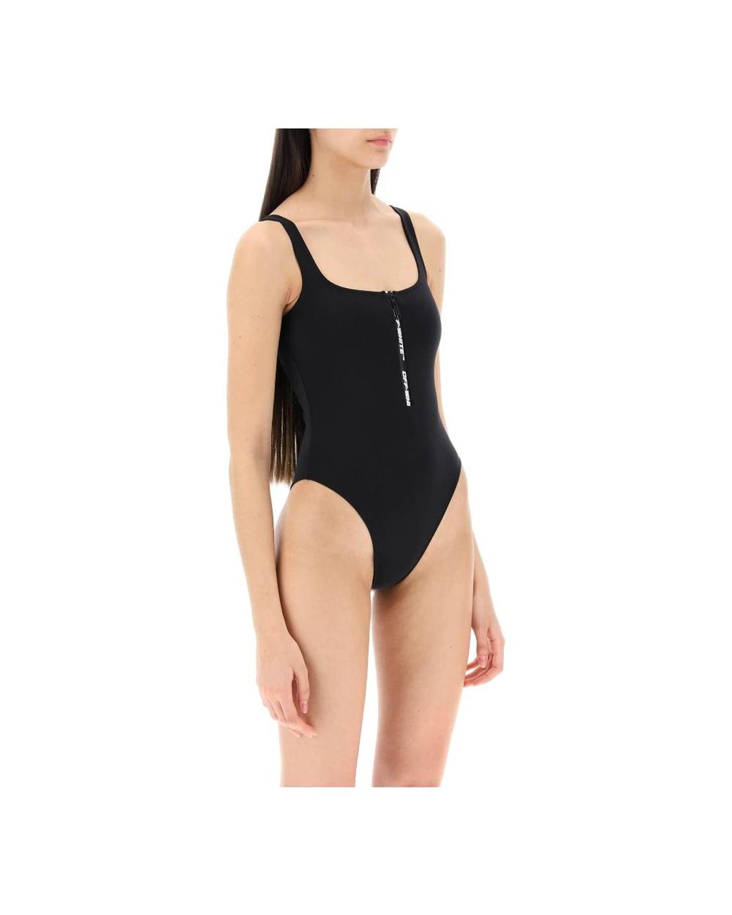 Swimwear > one-piece Off-White c/o Virgil Abloh en coloris Noir | Lyst