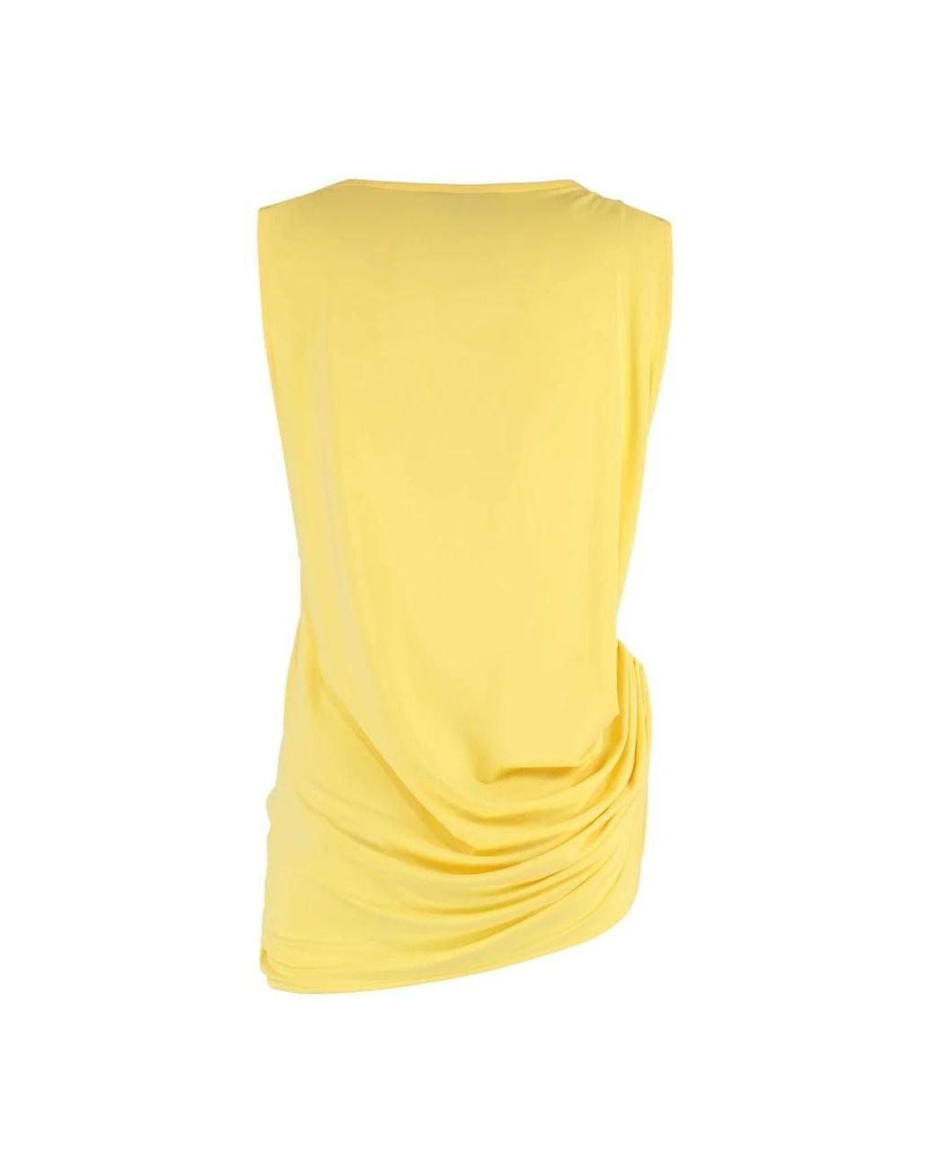 Jacquemus Yellow Sleeveless Tops