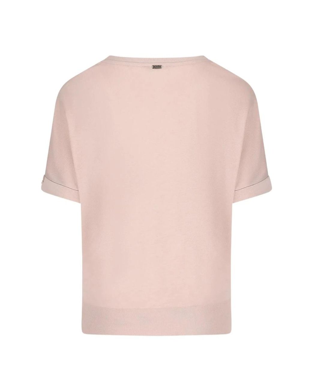 Herno Pink Round-Neck Knitwear