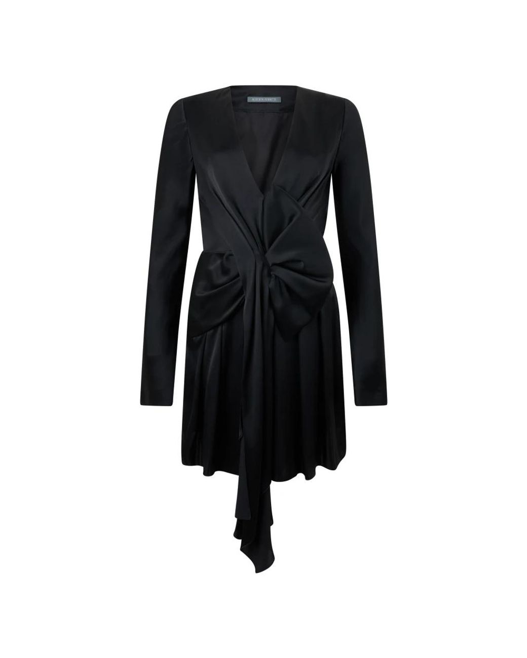 Alberta Ferretti Black Short Dresses