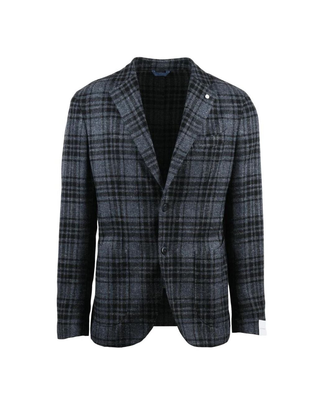 Luigi Bianchi Black Blazers for men