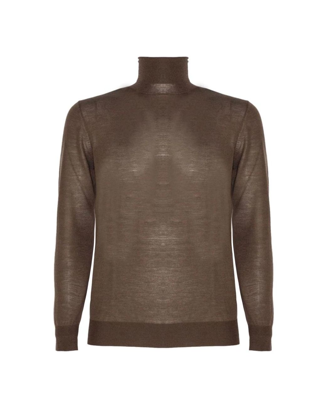 Kangra Brown Turtlenecks for men