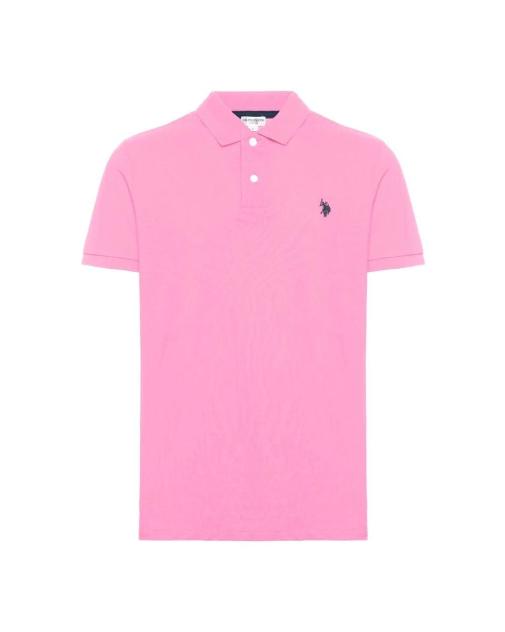 U.S. POLO ASSN. Pink Polo Shirts for men