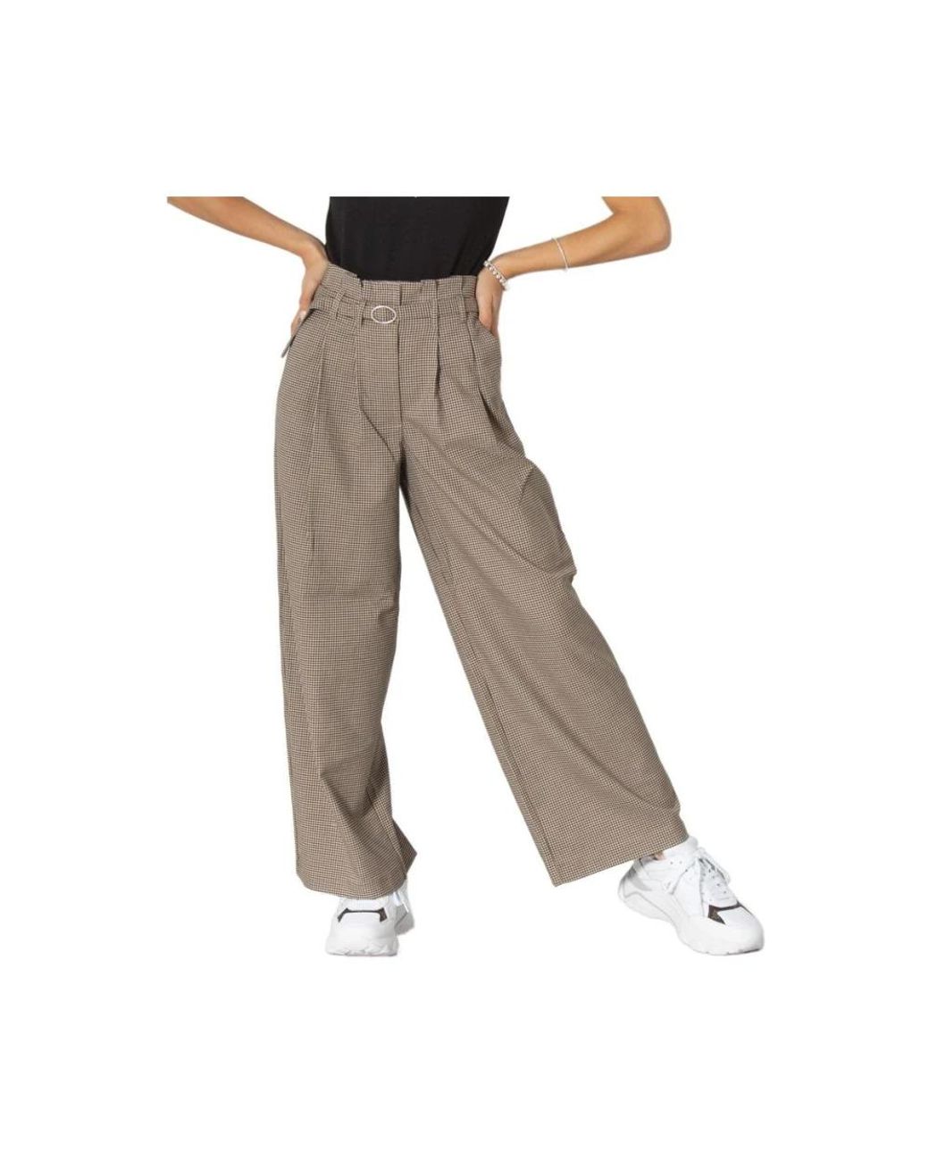 ONLY Broeken ,Polyester Enkelband Broek in het Gray