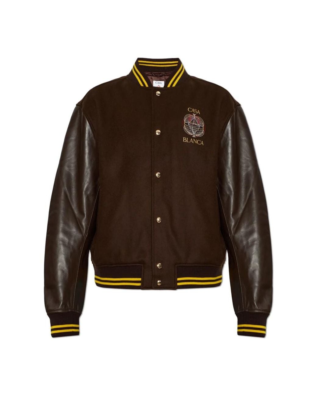 Casablanca Brown Bomber Jackets for men