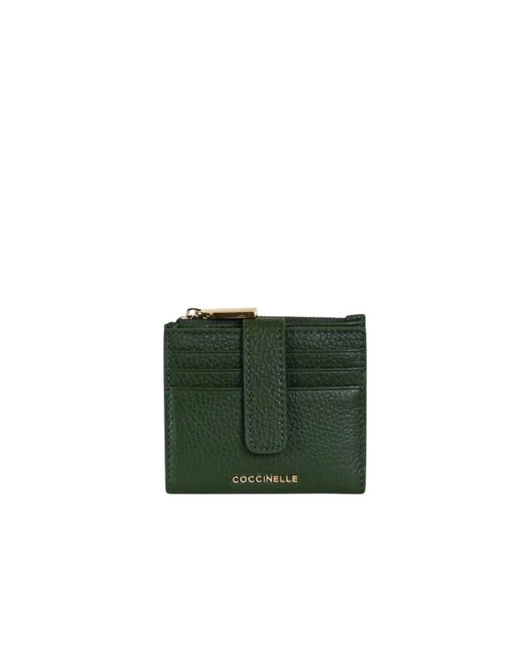 Coccinelle Green Metallic Soft