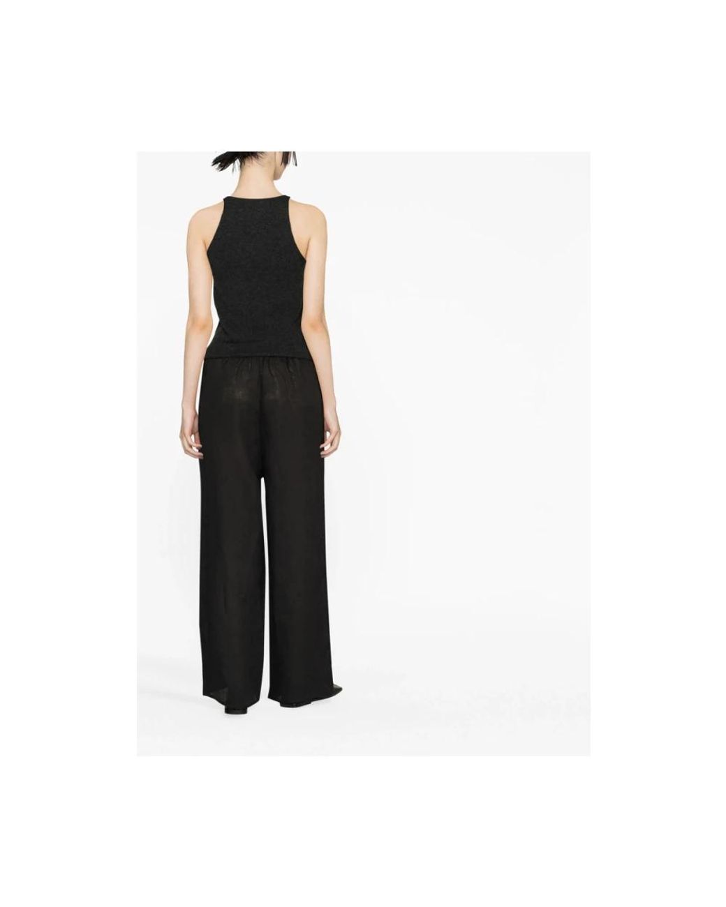 Baserange Black Wide Trousers