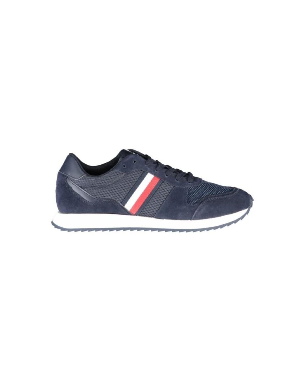 Tommy Hilfiger Blue Polyester Sneaker for men
