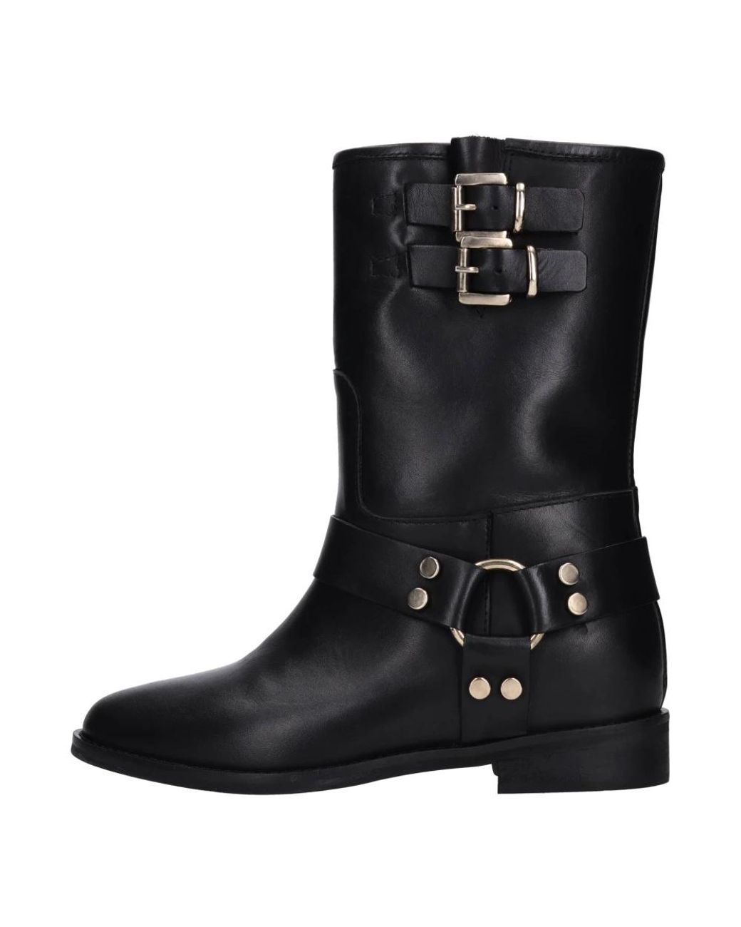 Ankle Boots GISÉL MOIRÉ en coloris Black