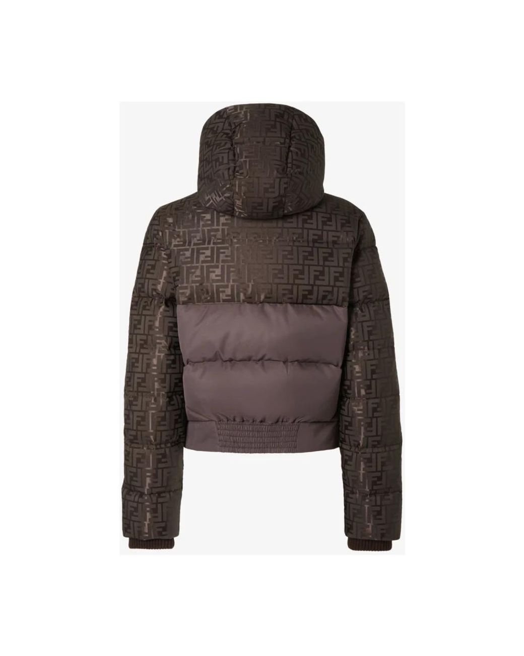 Fendi Jassen ,Bruin ,Katoen Donzen Jas in het Brown