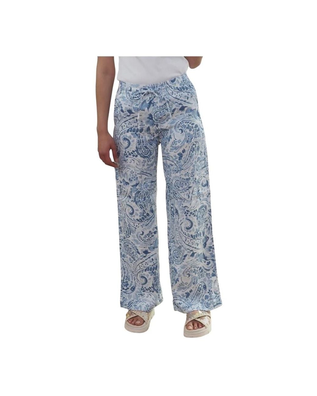 Polo Ralph Lauren Blue Wide Trousers