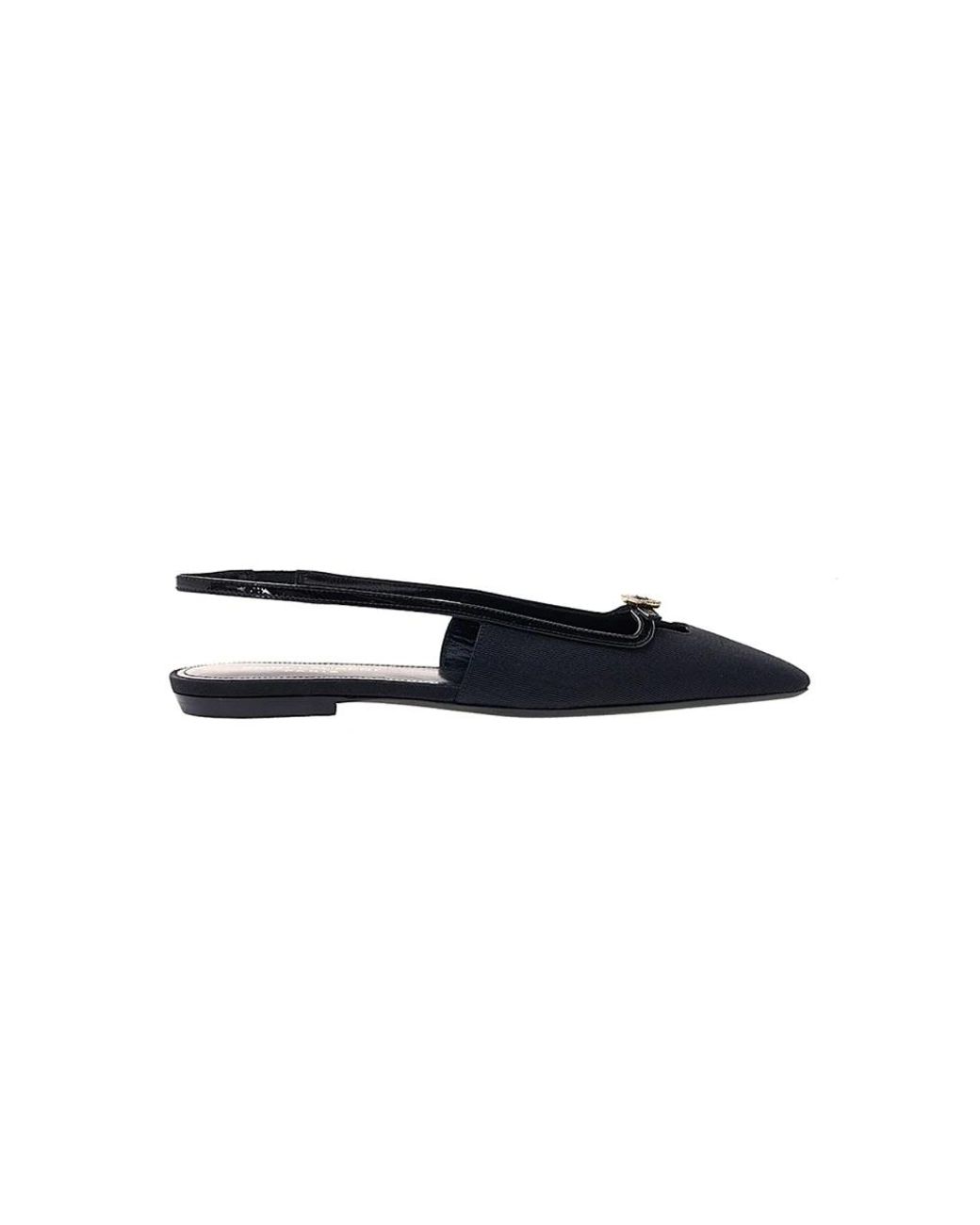 Saint Laurent Blue Ballerina Shoes