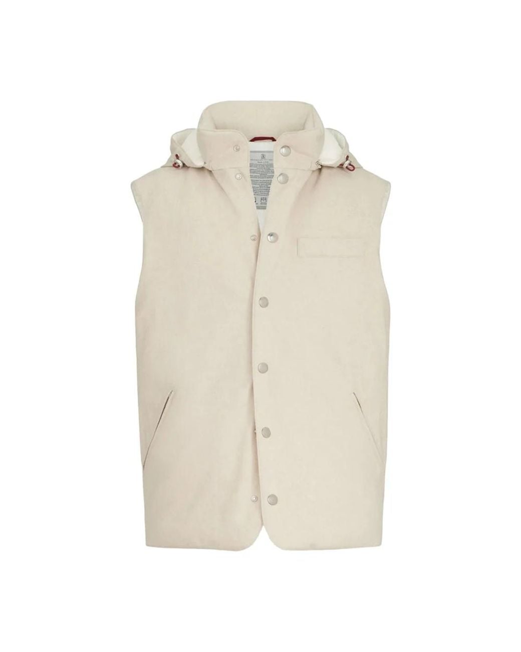 Brunello Cucinelli Natural Waistcoats for men
