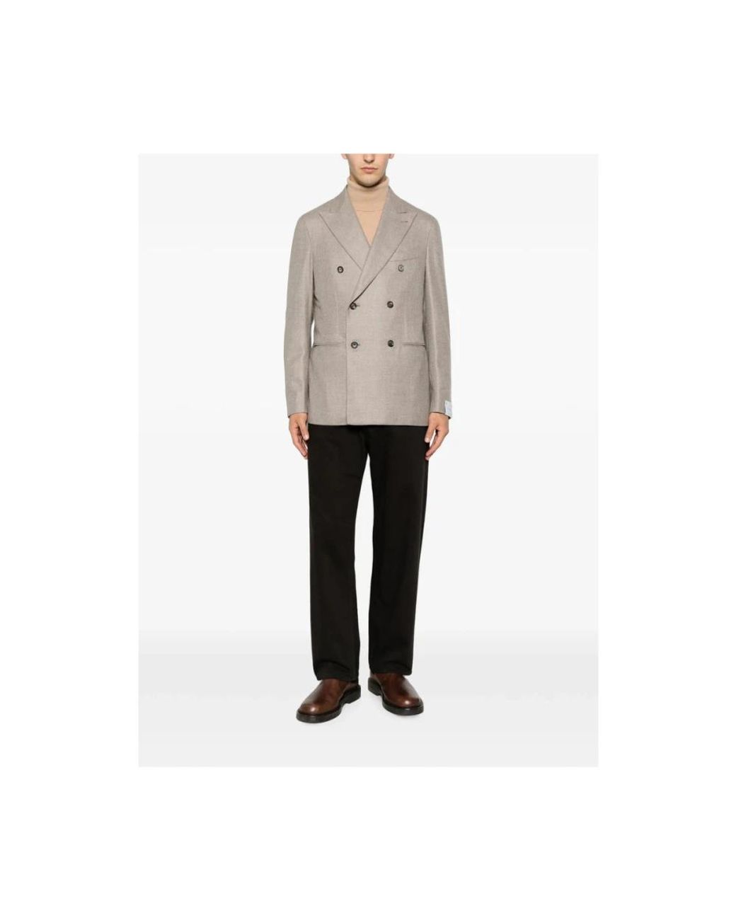 Caruso Brown Blazers for men