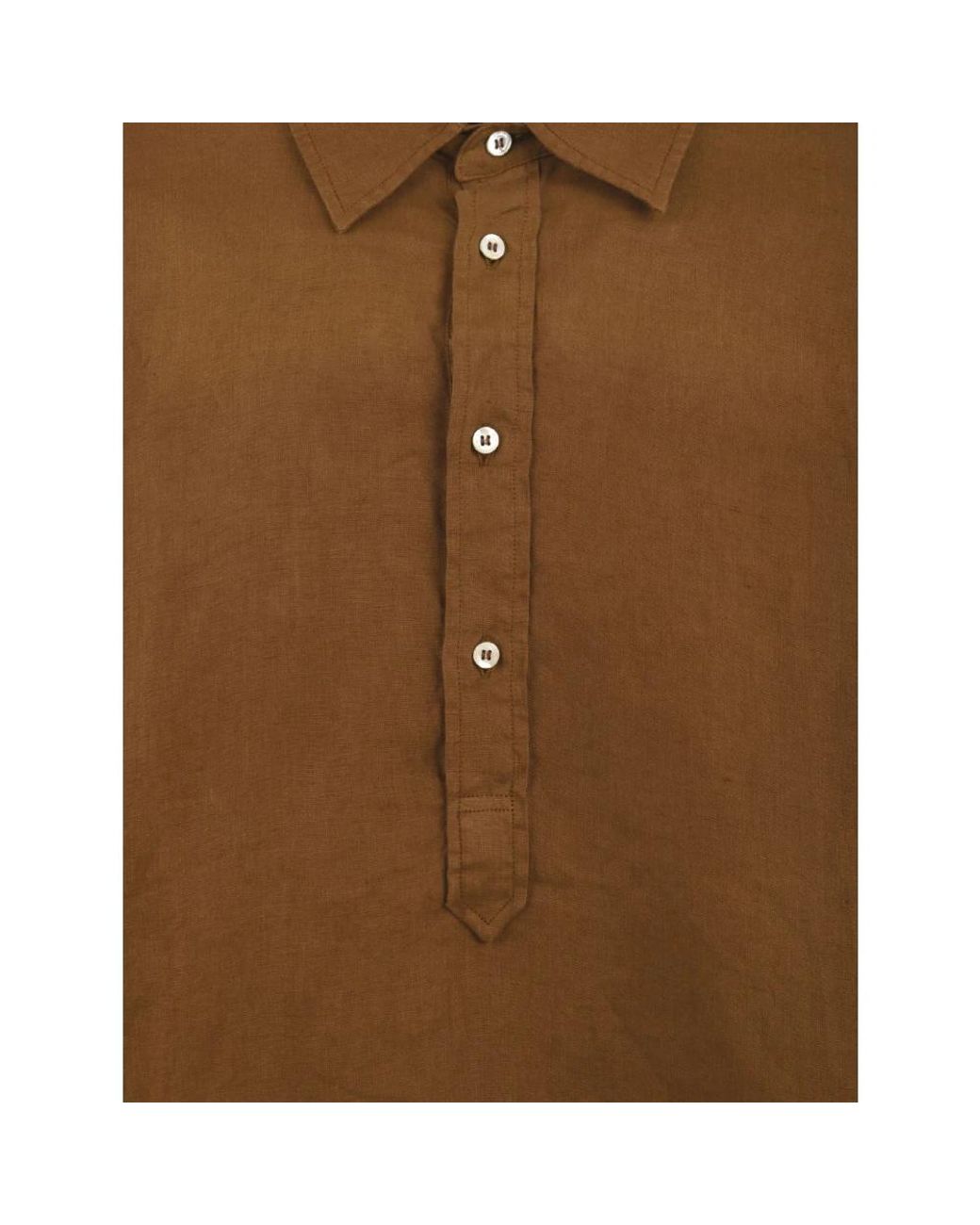 Aspesi Brown Casual Shirts for men