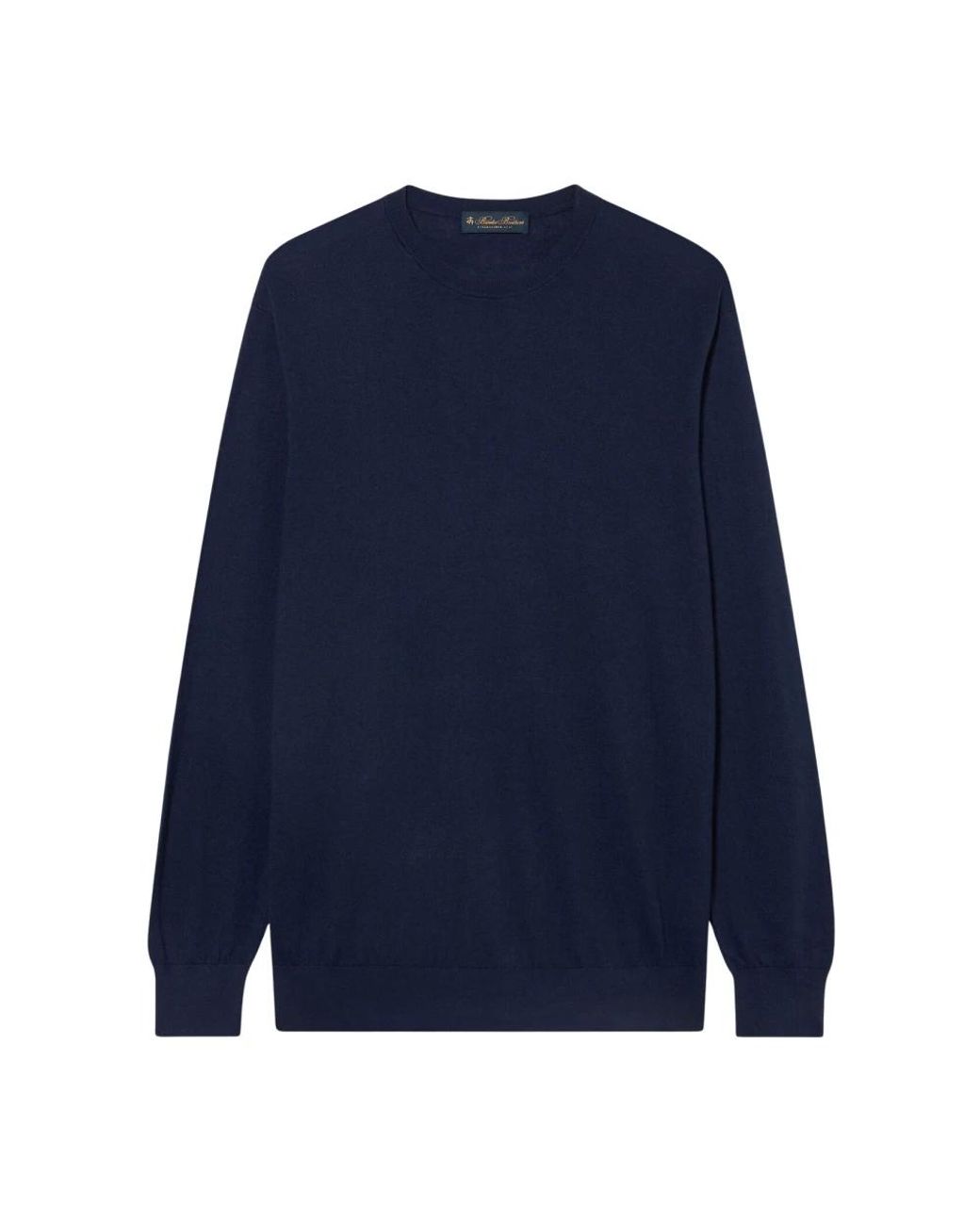 Brooks Brothers Blue Round-Neck Knitwear for men