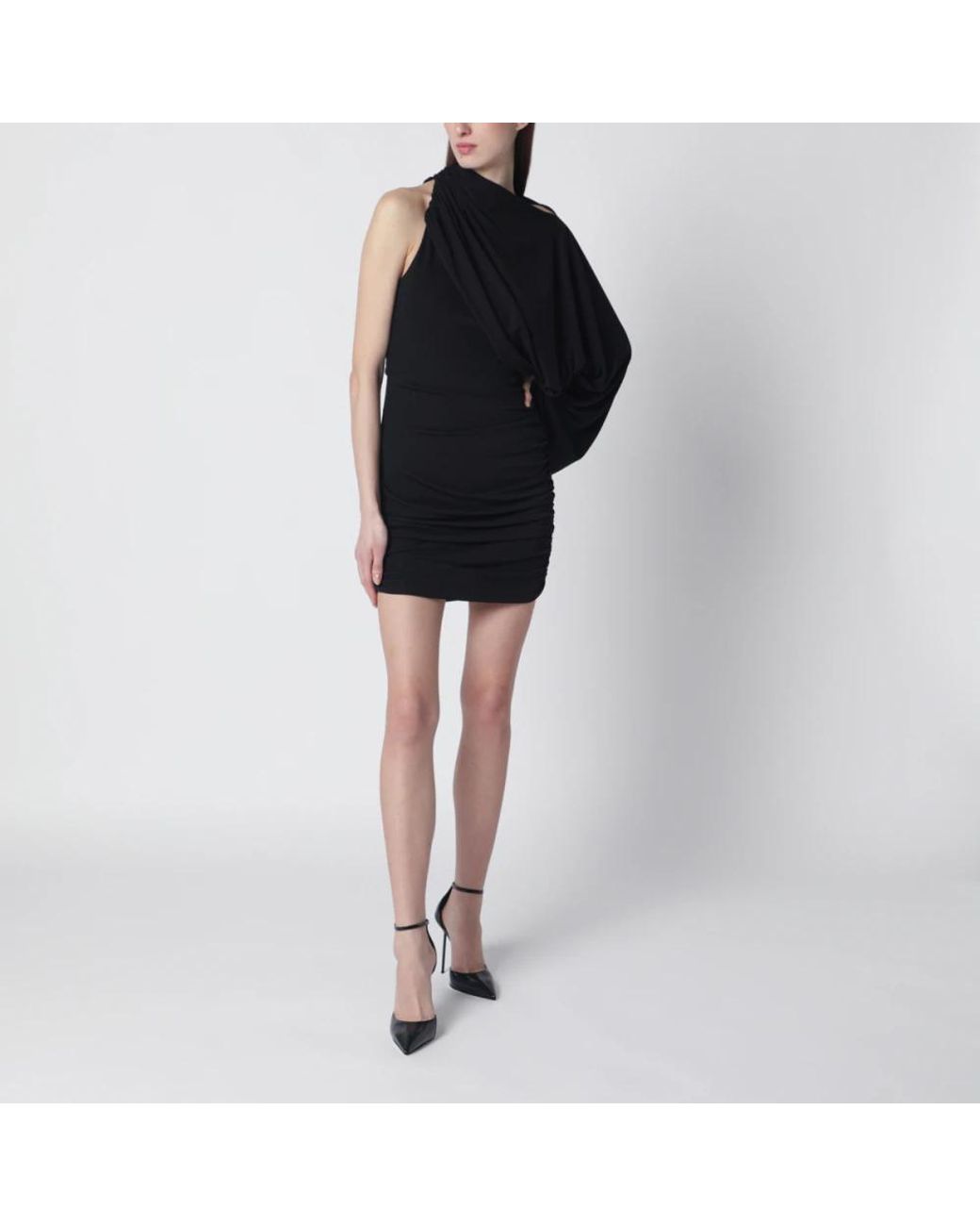ANDAMANE Black Short Dresses