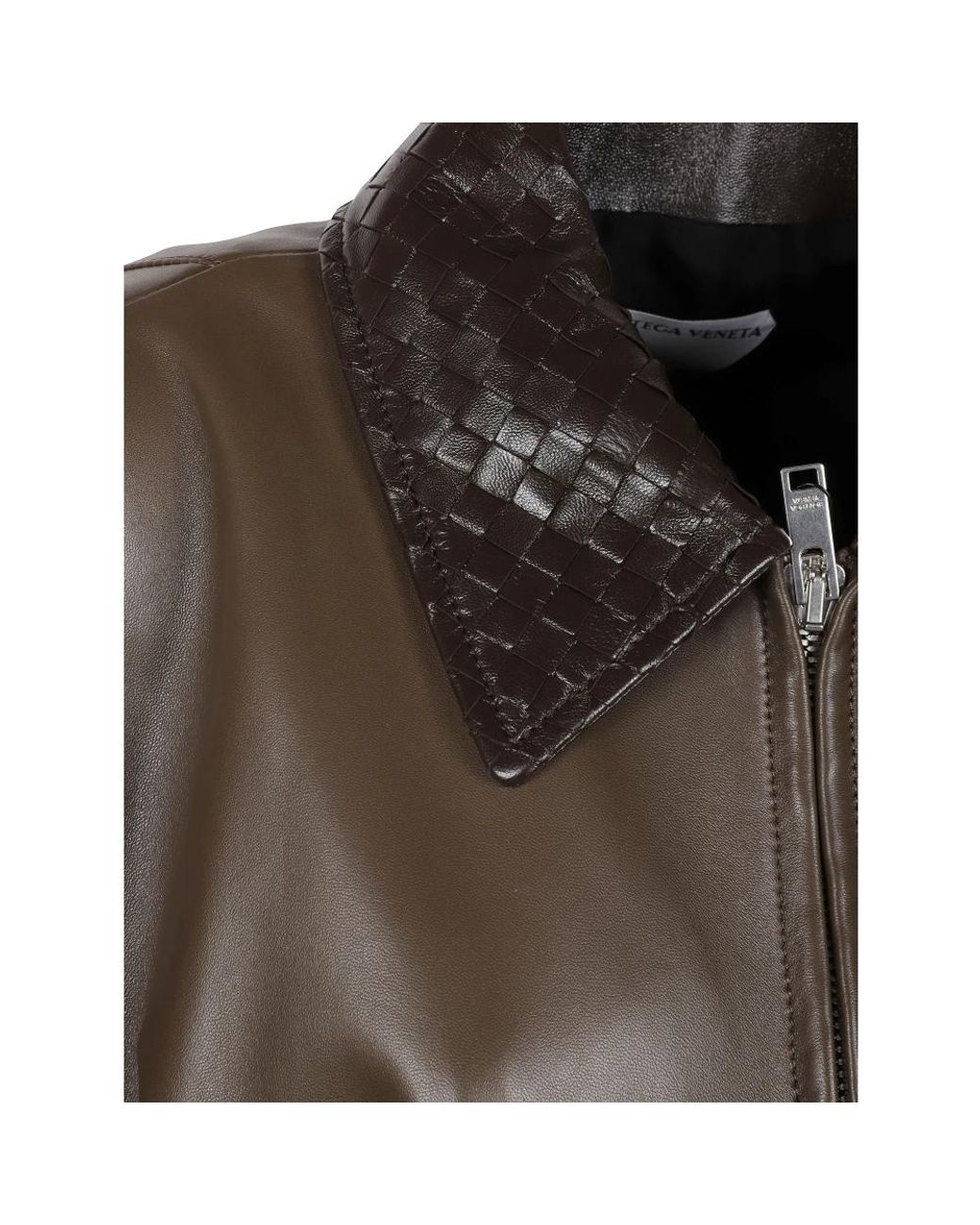 Bottega Veneta Brown Leather Jackets
