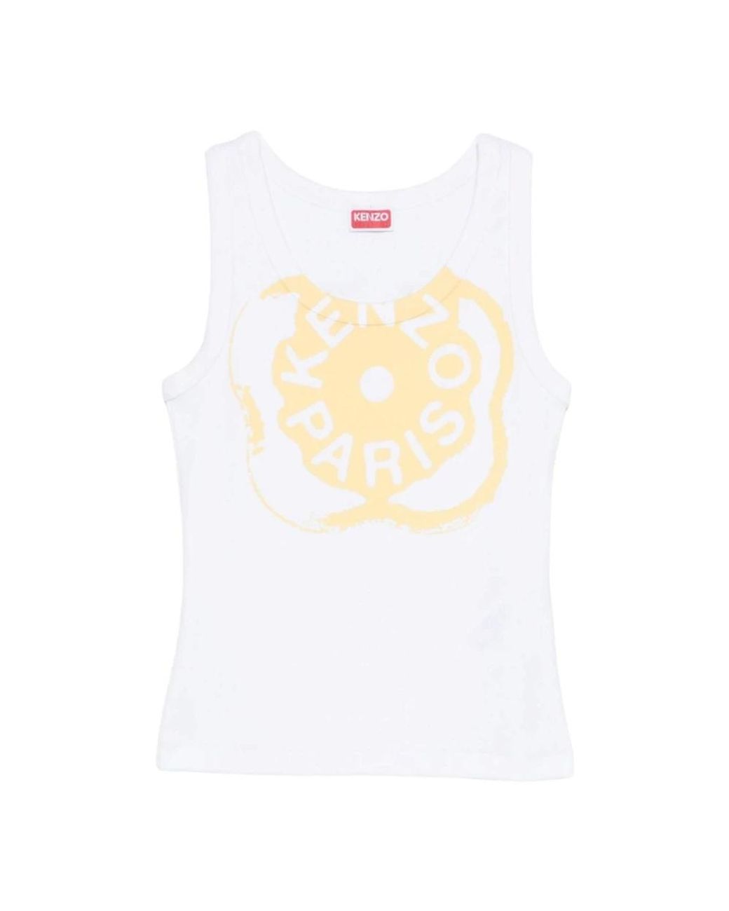 KENZO White Sleeveless Tops