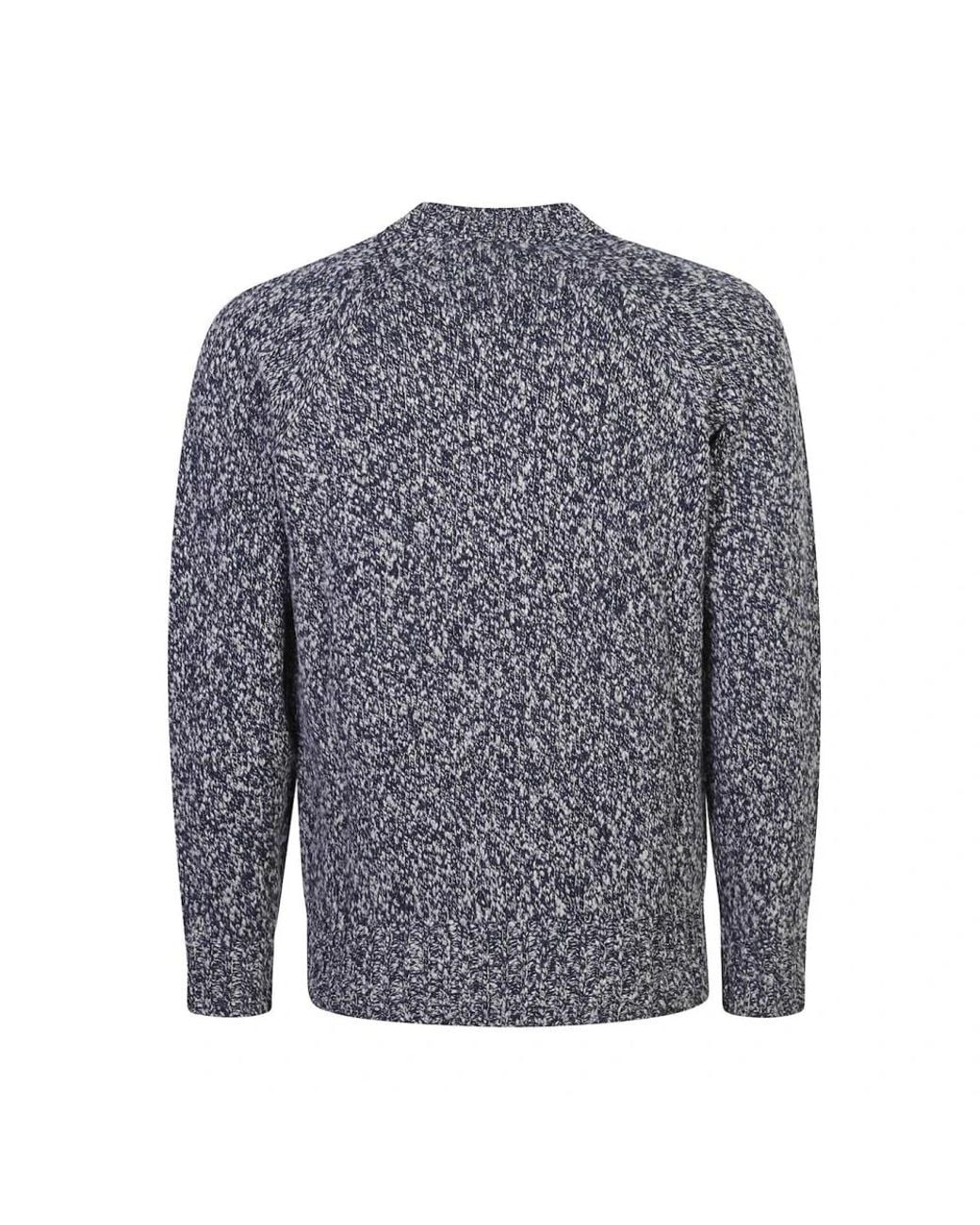 Drumohr Blue Round-Neck Knitwear for men