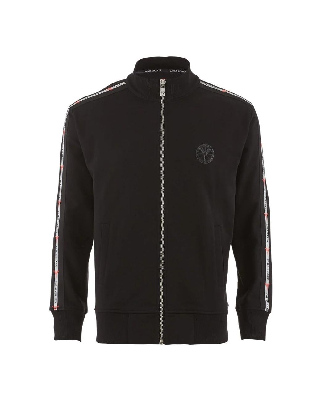 carlo colucci Black Zip-Throughs for men