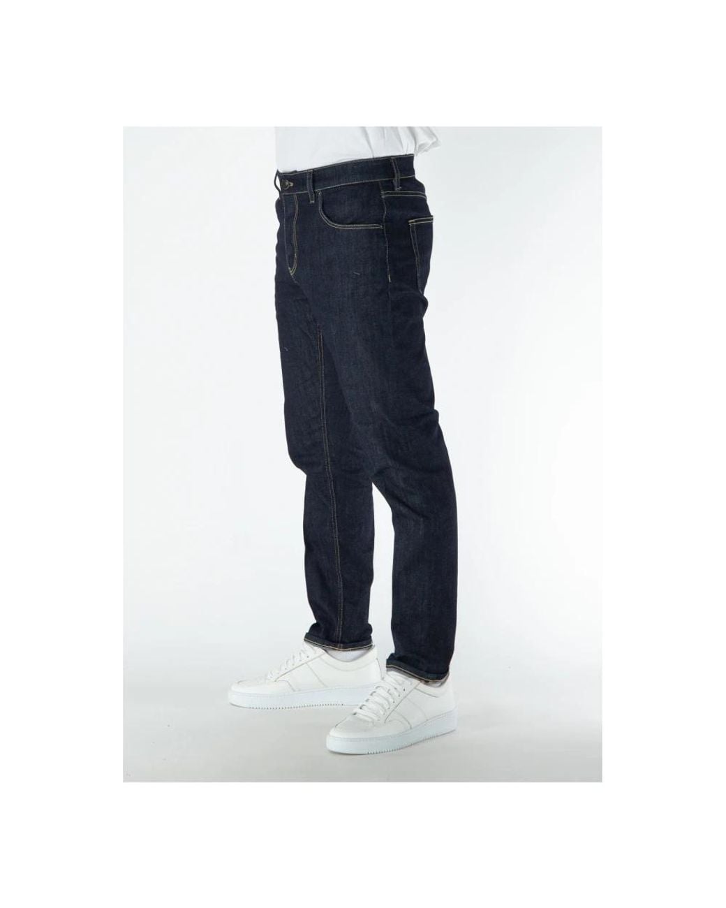 PT Torino Blue Straight Fit Jeans for men