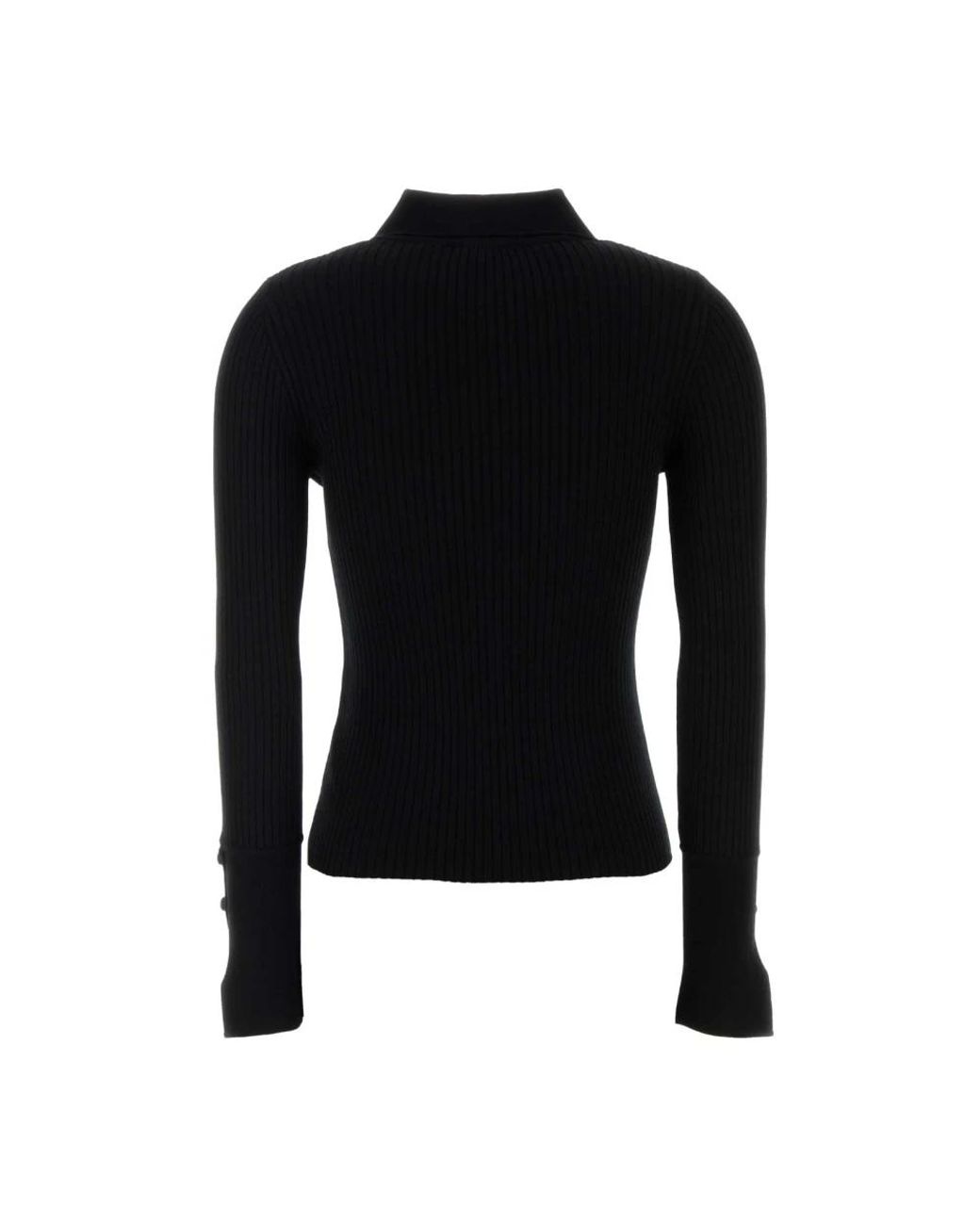 Courreges Black Polo Shirts