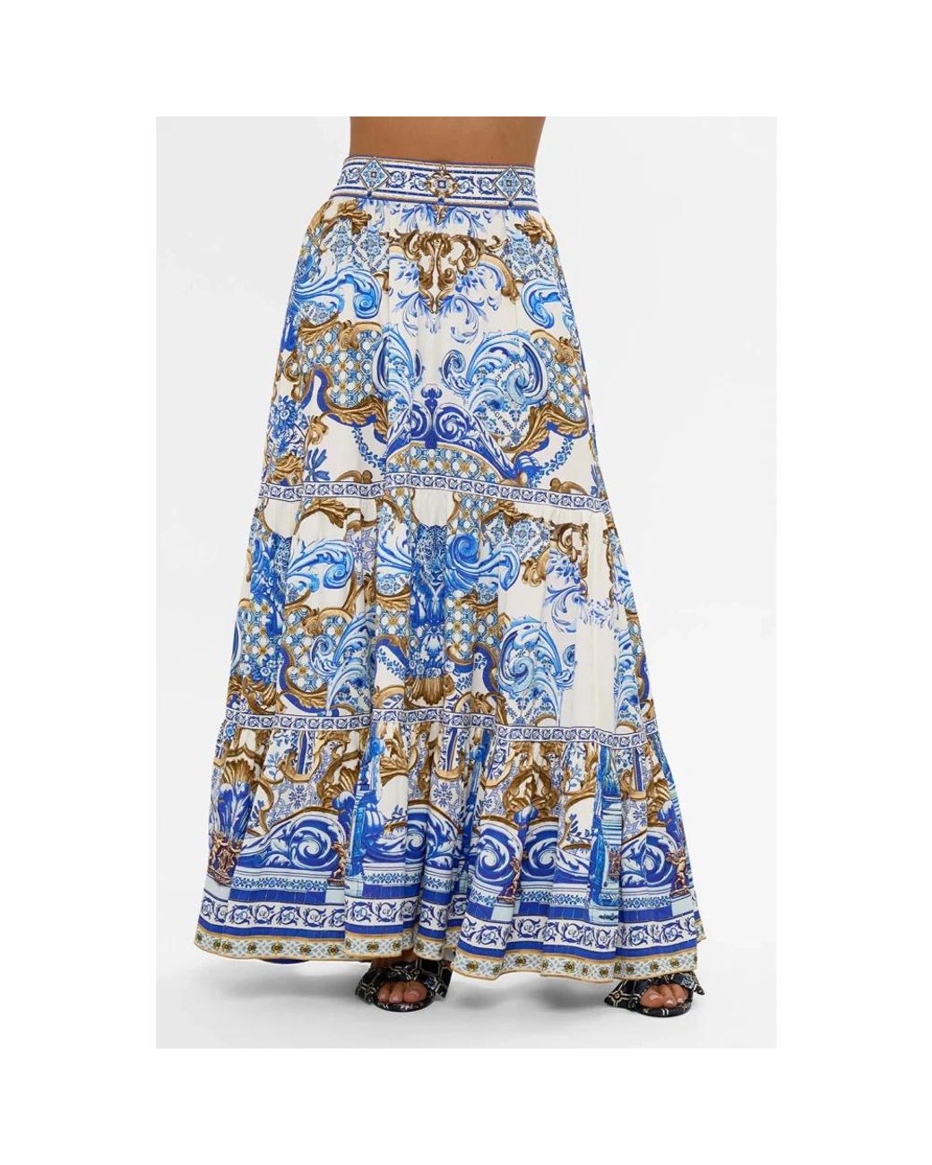 Camilla Blue Maxi Skirts