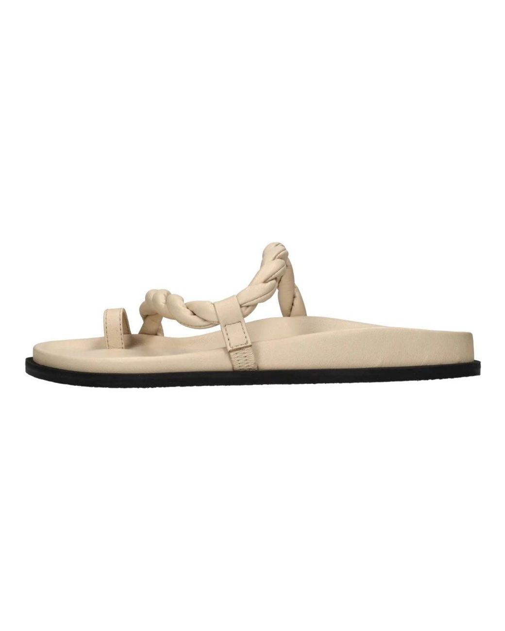 Elena Iachi White Flip Flops