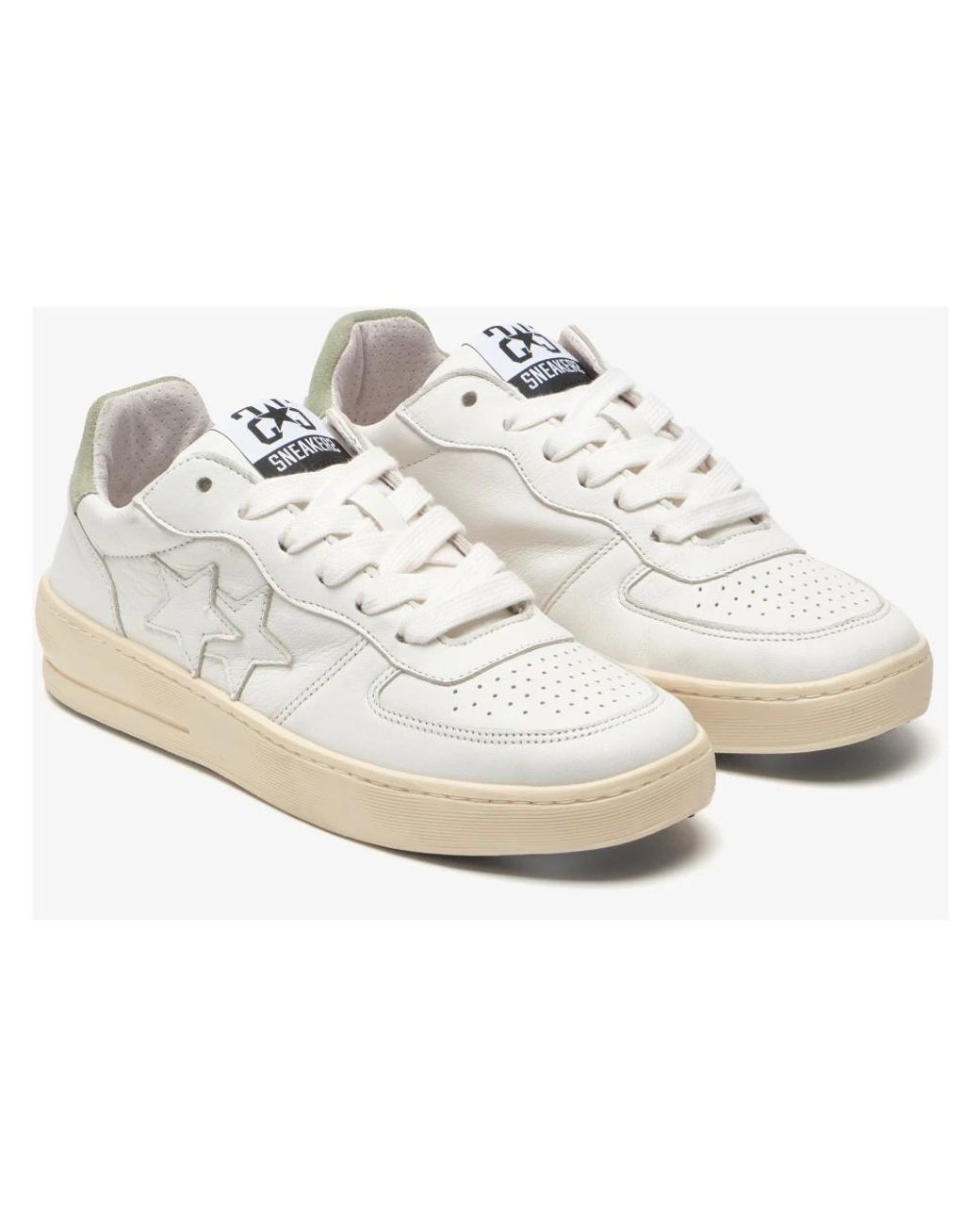 2 Star White Sneakers