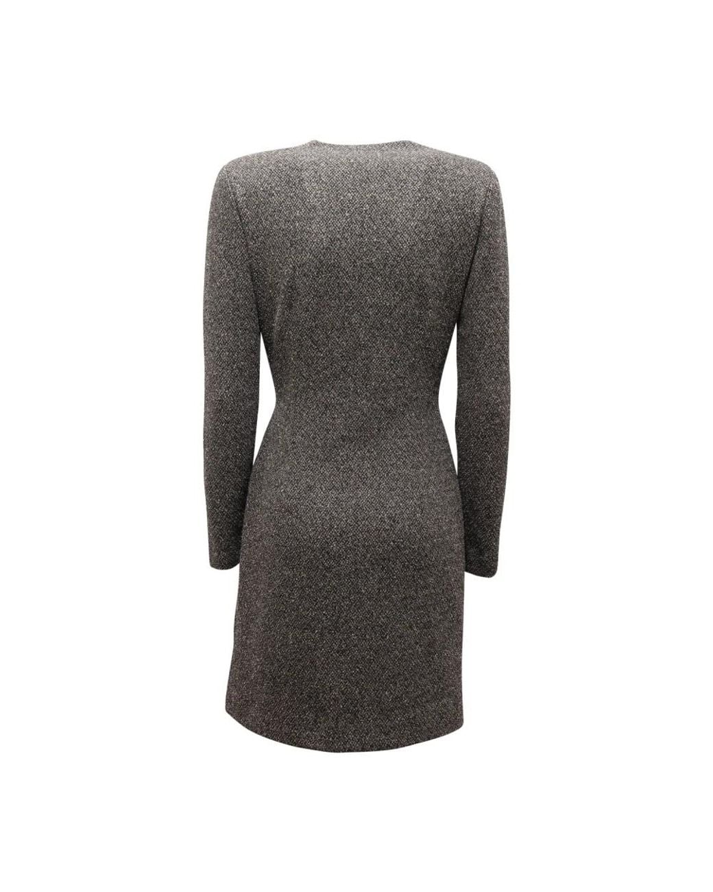 EMMA & GAIA Gray Short Dresses