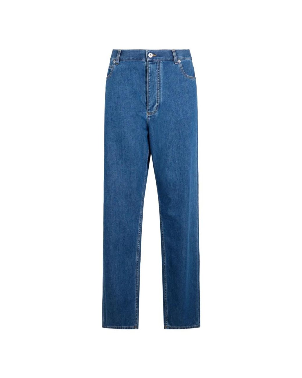Bottega Veneta Blue Straight Fit Jeans for men