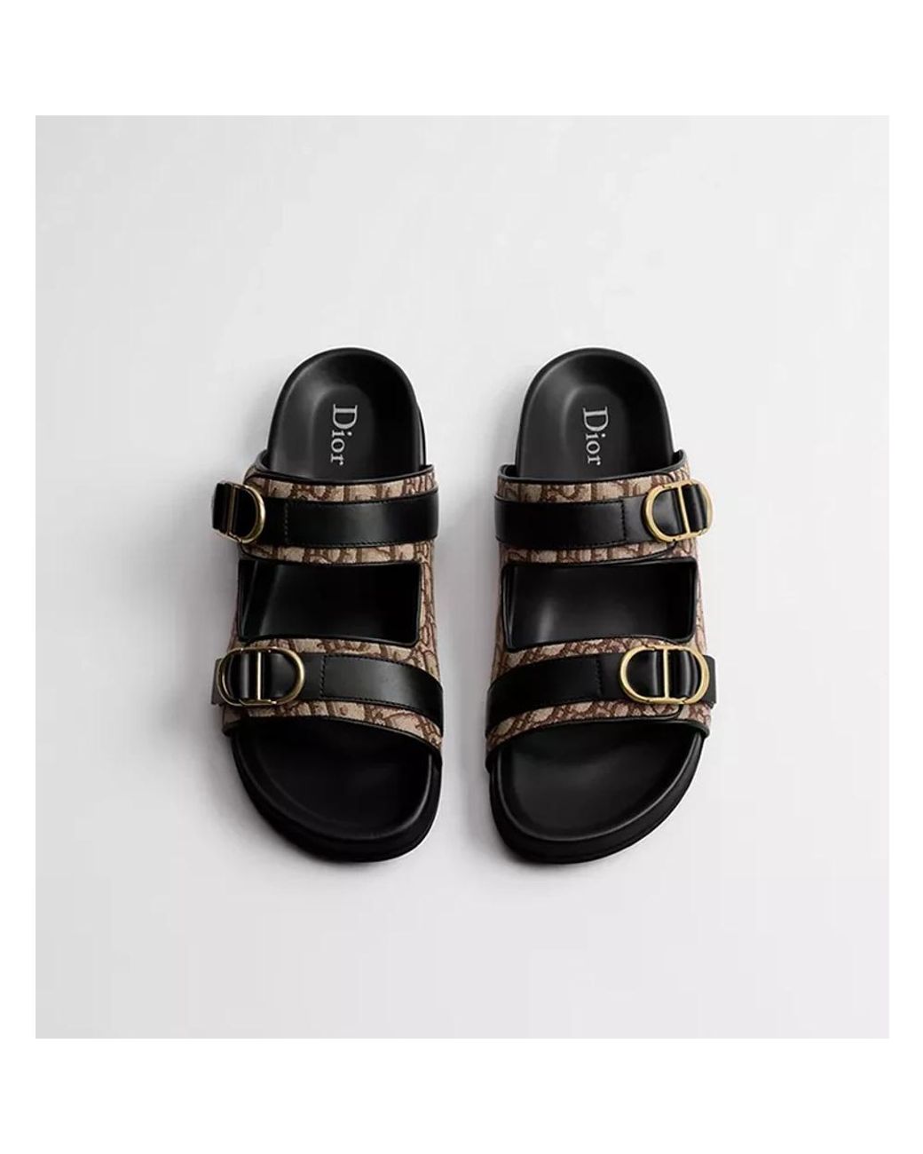 Sliders di Dior in Black da Uomo