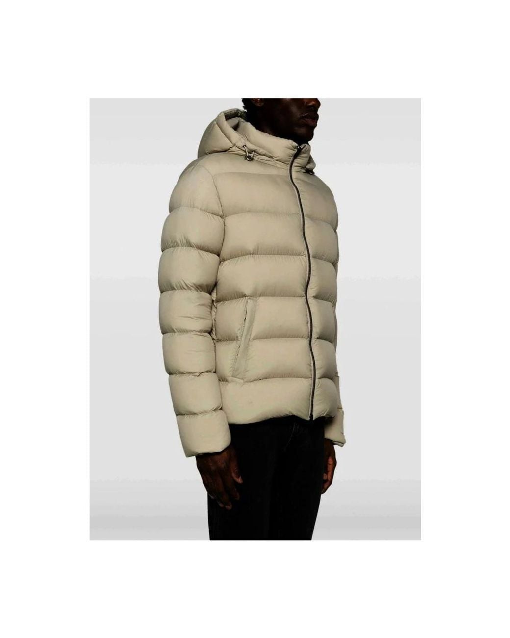 Herno Jassen ,Nylon Lichtgewicht Matt Pufferjas in het Gray voor heren