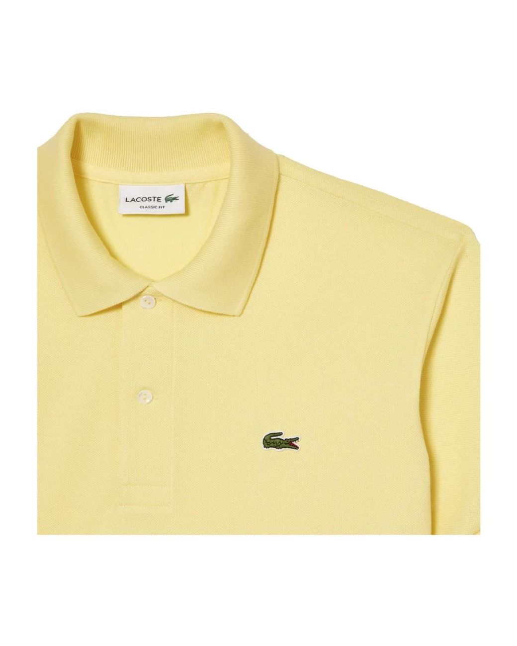 Lacoste Yellow Polo Shirts for men