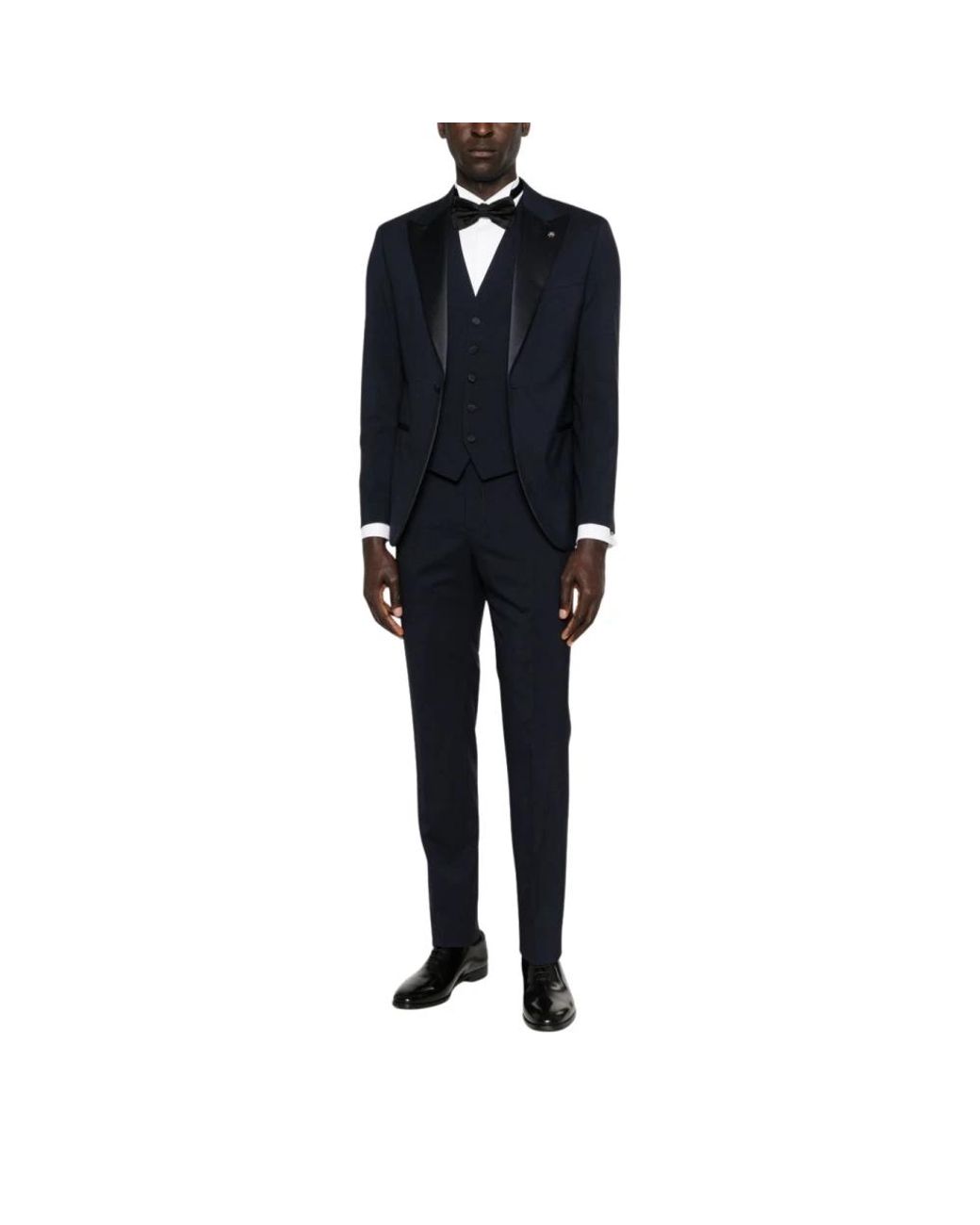 Single Breasted Suits Manuel Ritz de hombre de color Black