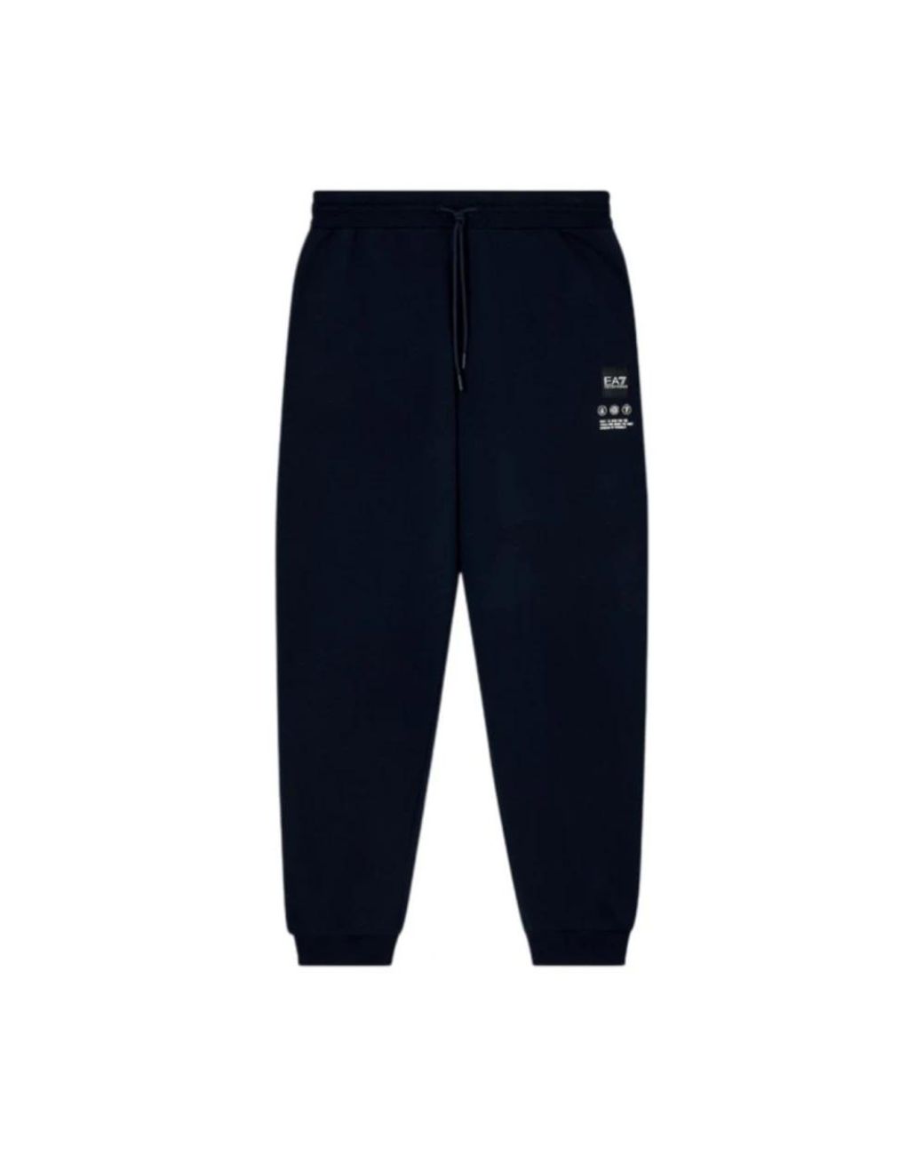 EA7 Broeken ,Blauw ,Leer Slim Fit Broeken in het Blue voor heren