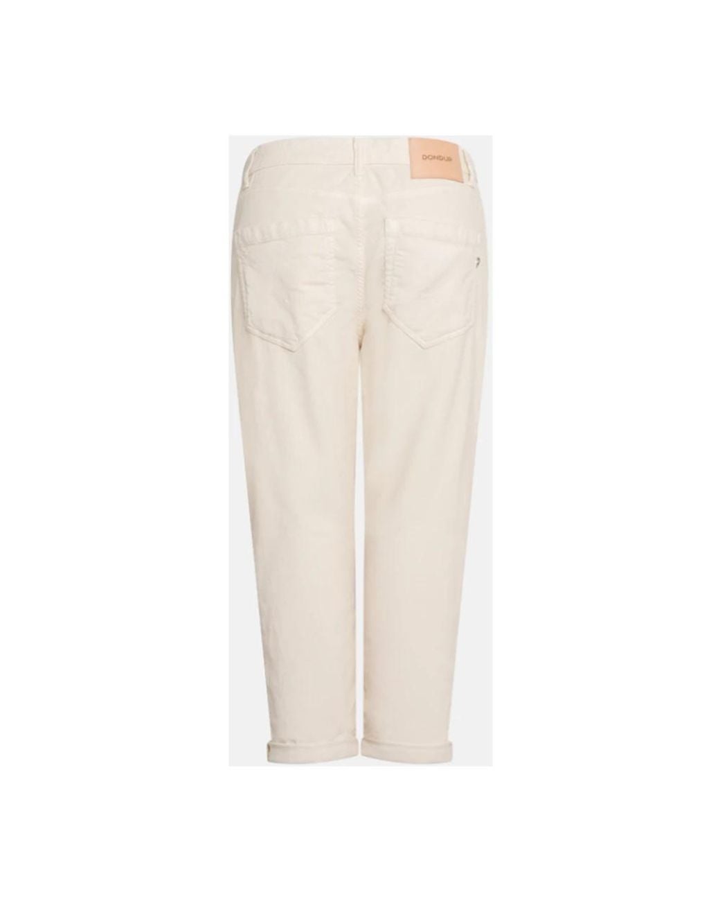 Dondup Natural Cropped Trousers
