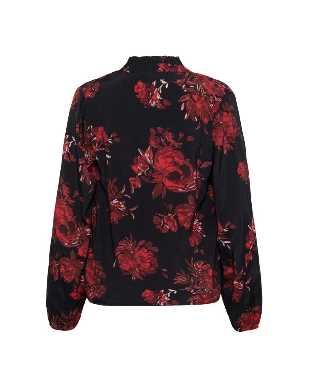 Blouses Kaffe de color Red