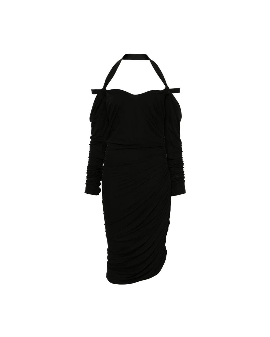 The Attico Black Midi Dresses