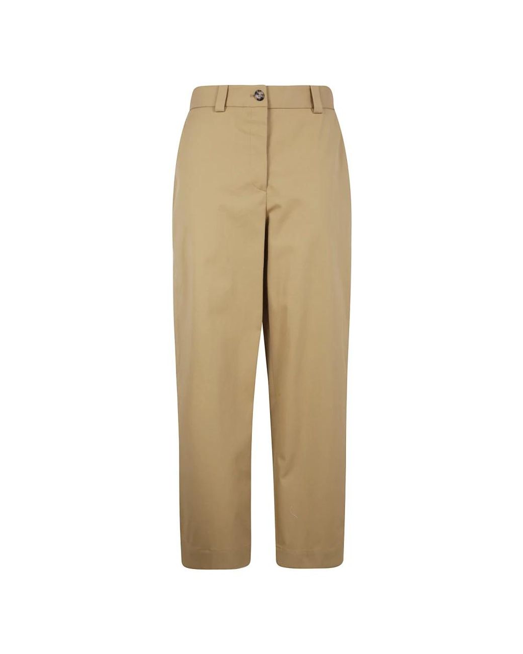Khaite Natural Straight Trousers