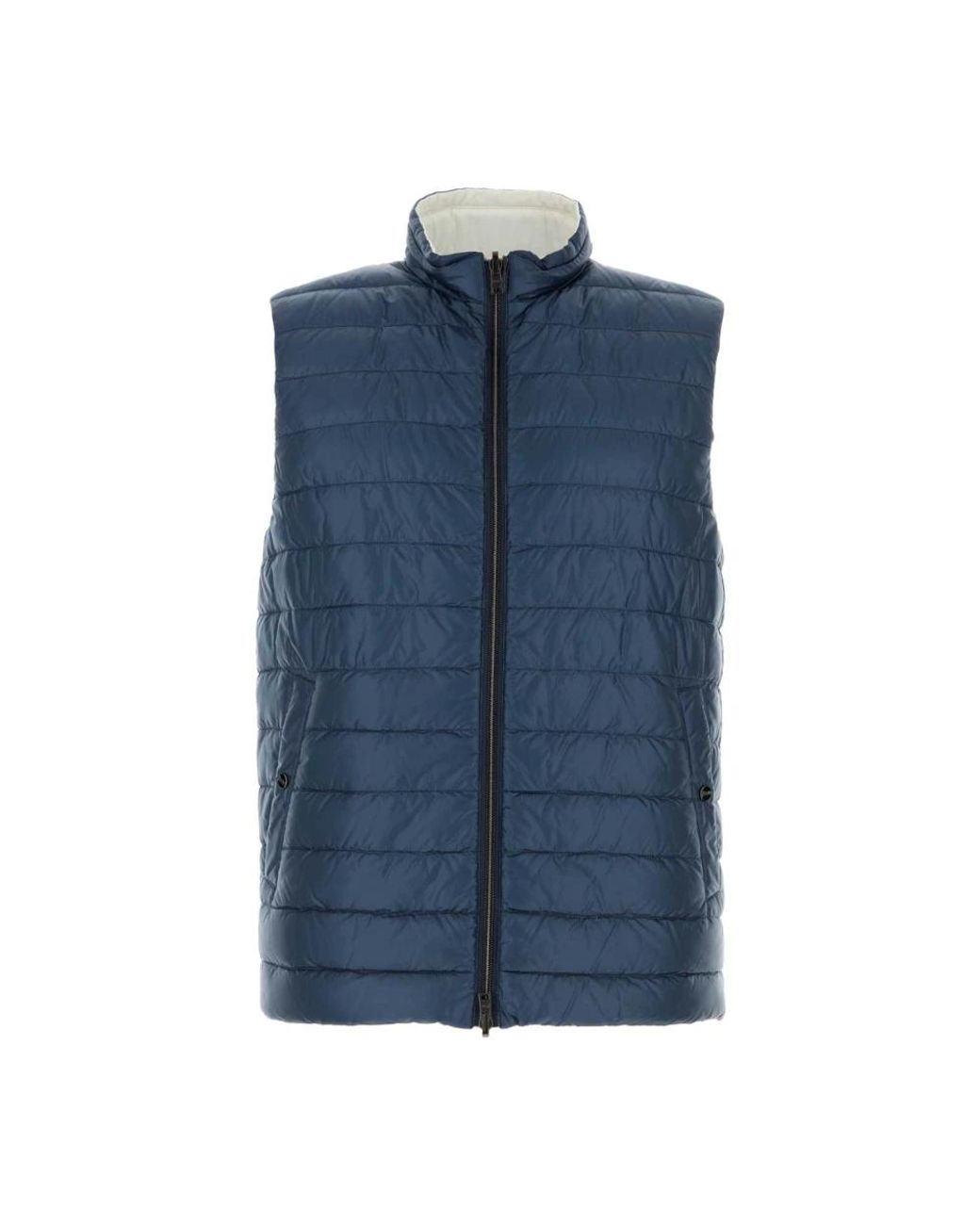 Herno Jassen ,Blauw ,Nylon Omkeerbaar Nylon Donsjack in het Blue voor heren