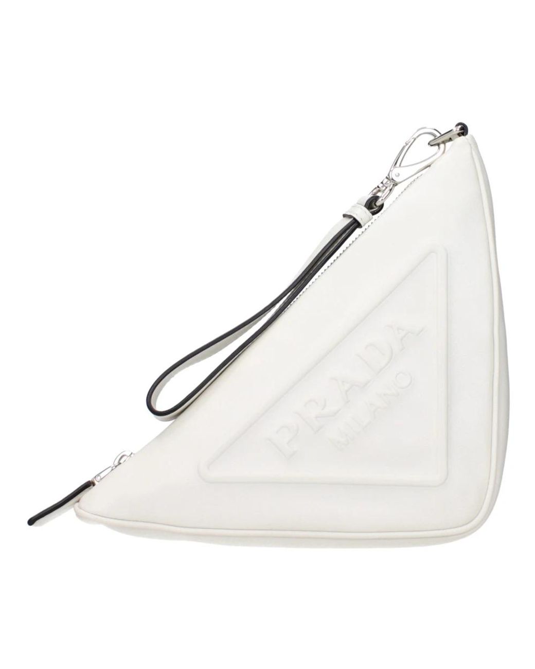 Prada White Clutches