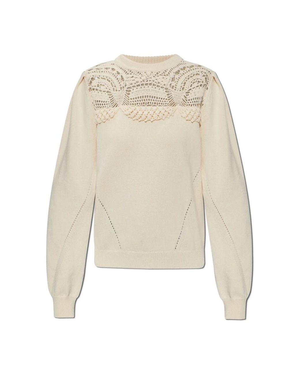 Ulla Johnson Truien & Vesten ,Katoen Lucette Sweater in het White