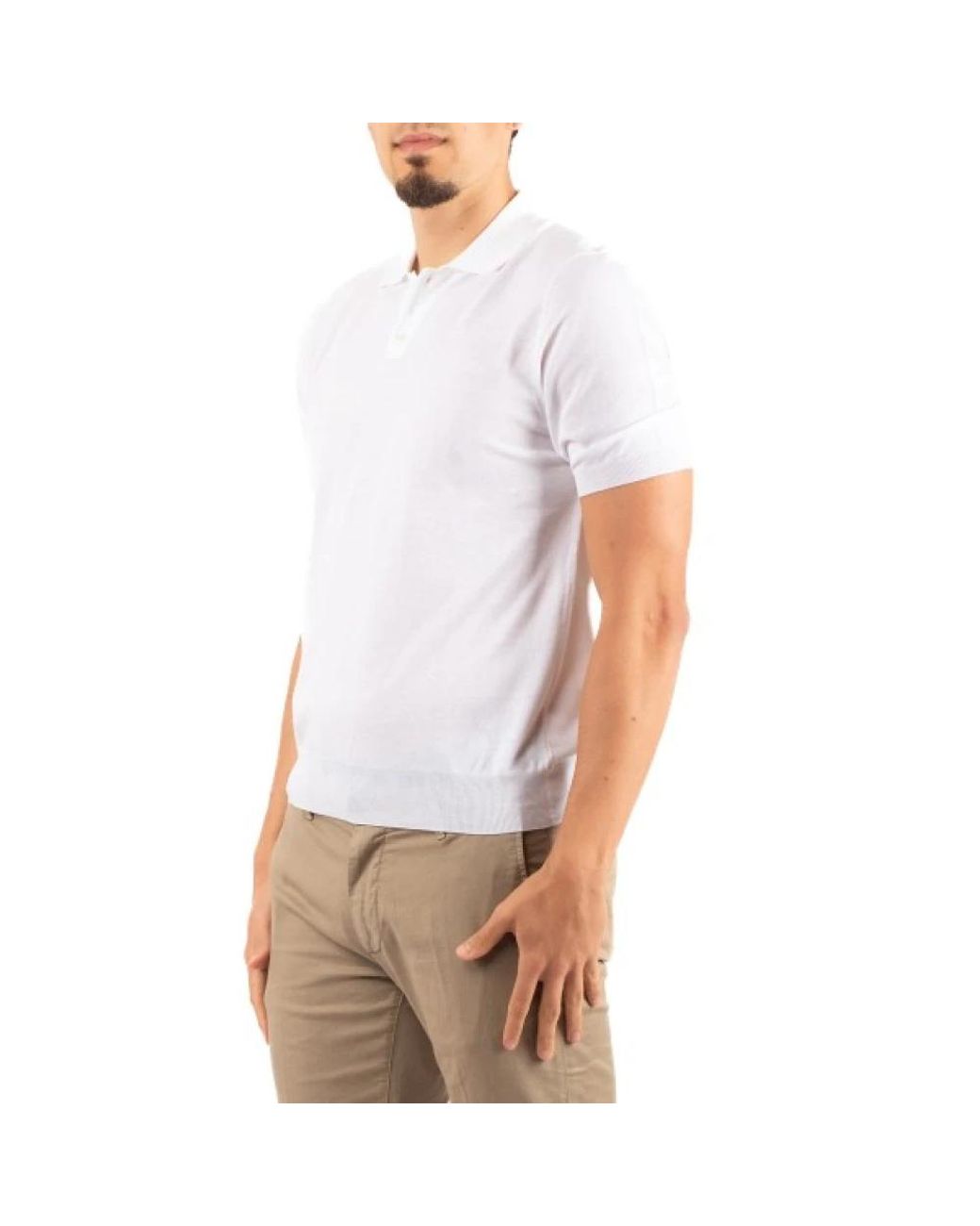 hindustrie White Polo Shirts for men