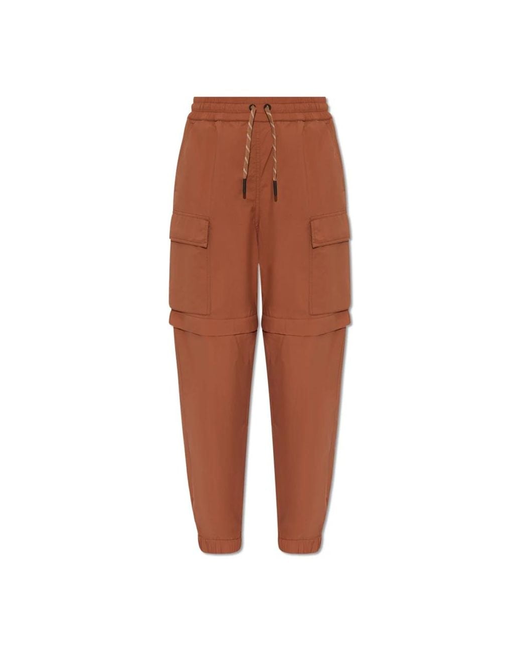 Wide Trousers Moncler de color Brown