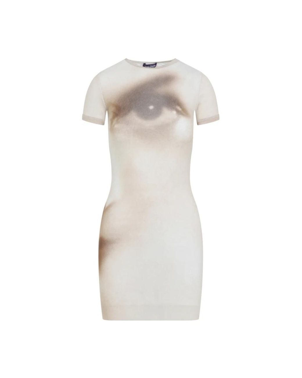 Jean Paul Gaultier White Short Dresses